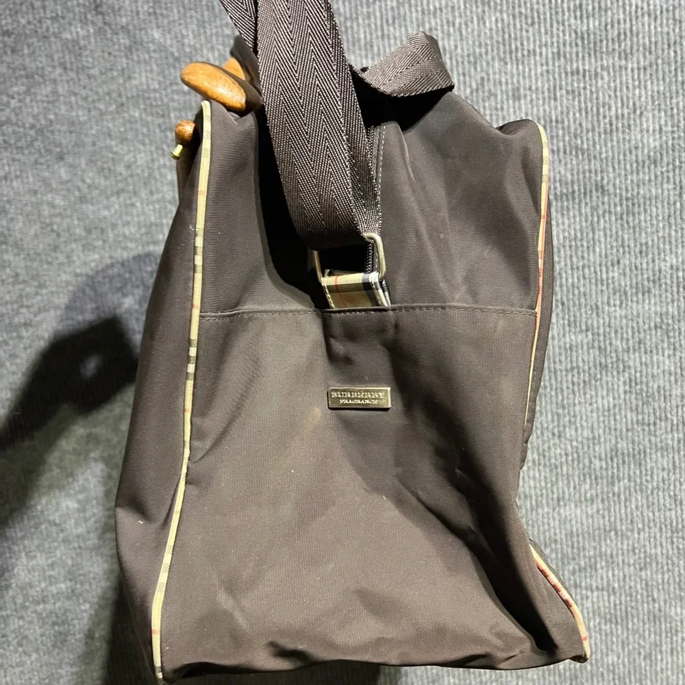 Burberry Fragrance  Duffle Bag Unisex Large Brown Nova Check Travel Weekender